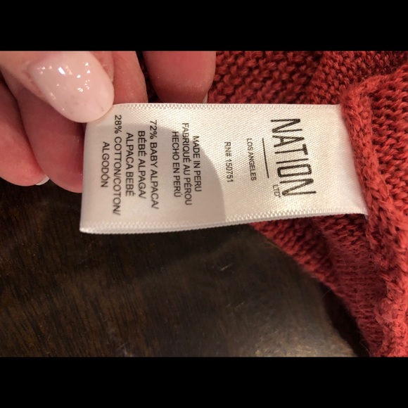 NationLTD Jorjie Alpaca Hoodie - Picture 7 of 8